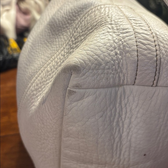 Coach cream/off-white leather hobo bag - Picture 6 of 16